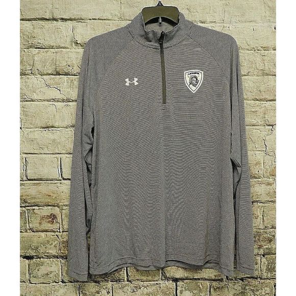 Under Armour Pull Over Shirt Men's Size XL Gray Shirt 1/4 Zip Lancers
